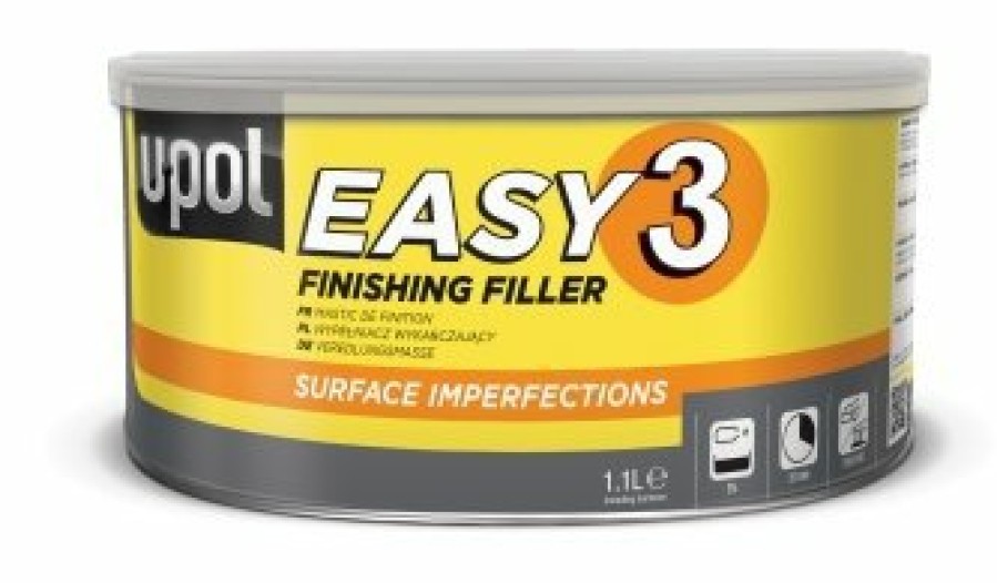 Prep & Repair U-POL Fine Fillers | U-Pol Easy 3 Extra Smooth Finishing Fine Filler 750G