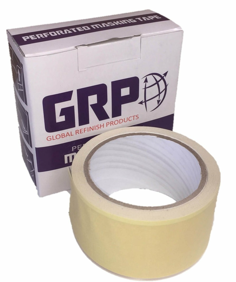 Prep & Repair GRP Trim Tape | Grp Perforated Automotive Trim Masking Tape 50Mm X 10M