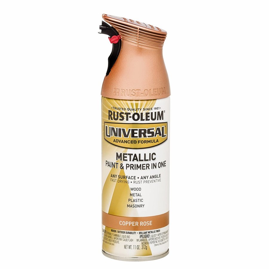 Paint Rust-Oleum Specialty | Rustoleum Universal Metallic Spray Paint & Primer 312G Copper Rose Aerosol