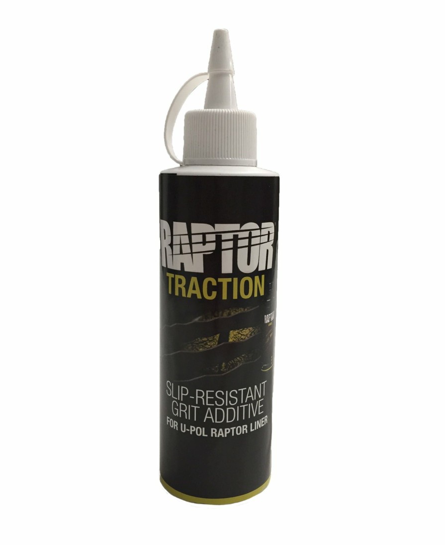 Paint U-POL Bedliner | U-Pol Raptor Traction White Slip Resistant Additive 400G Bottle Makes 2L