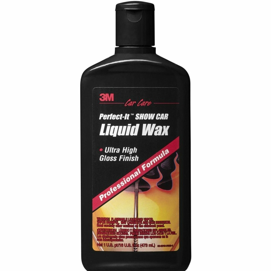 Car Care 3M Waxes | 3M Liquid Wax Ultra High Gloss Finish Show Car Long Lasting 473Ml 39026