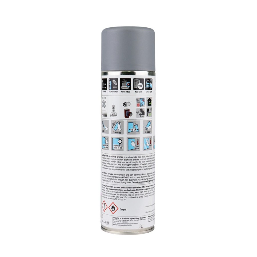 Paint Car-Rep Primers | Car-Rep Automotive Acid Etch Weld Thru Primer 500Ml Grey