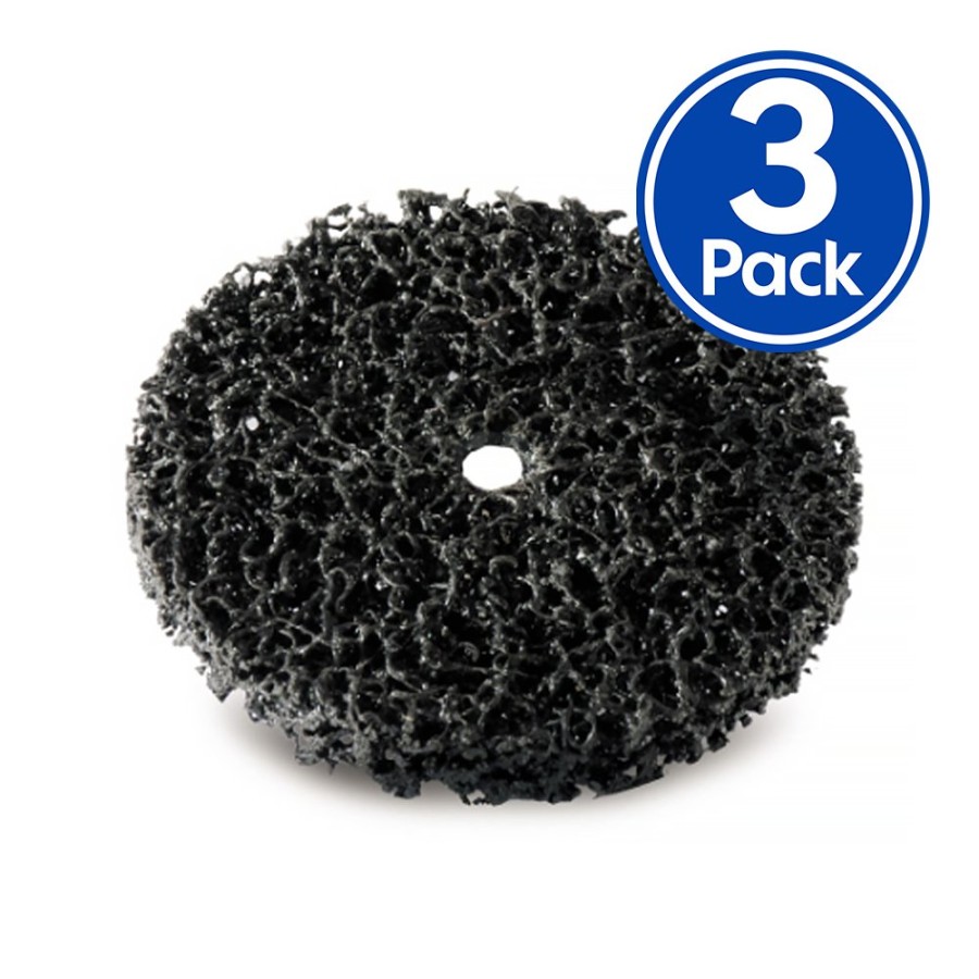 Cutting & Abrasives Abrasiflex | Abrasiflex Bibielle 178Mm X 13Mm X 20Mm Abrasive Strip-It Disc Black X 3 Pack