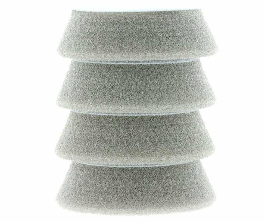 Car Care Rupes Polishing Pads | Rupes Bigfoot Nano Ibrid Grey Uhs Polishing Pad 50/70Mm Foam Hook On 9.Bf70U 4 Pack