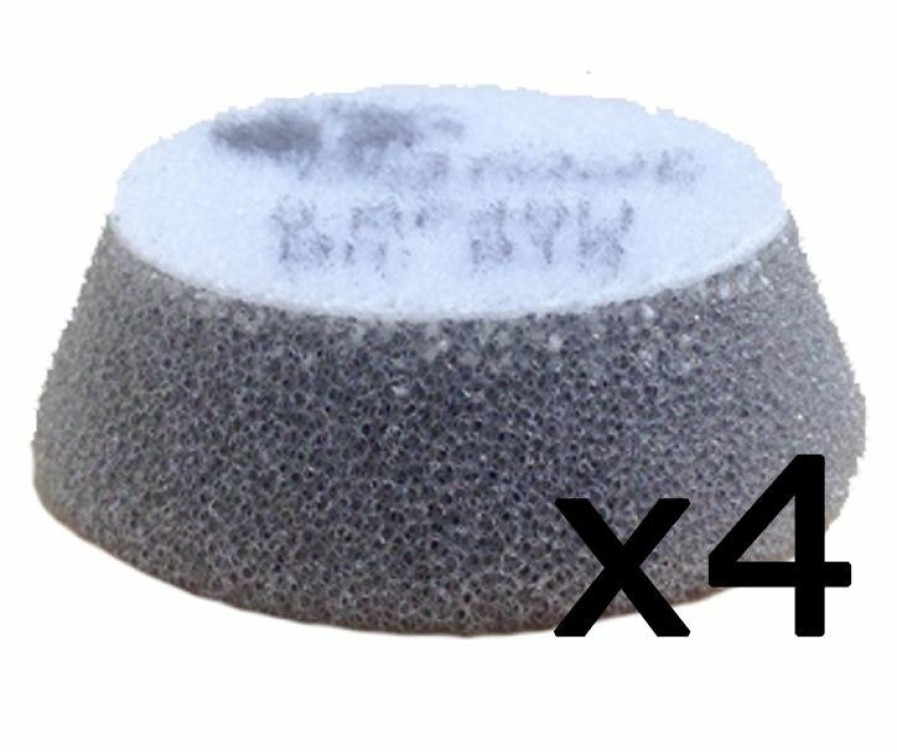 Car Care Rupes Polishing Pads | Rupes Bigfoot Nano Ibrid Grey Uhs Polishing Pad 50/70Mm Foam Hook On 9.Bf70U 4 Pack