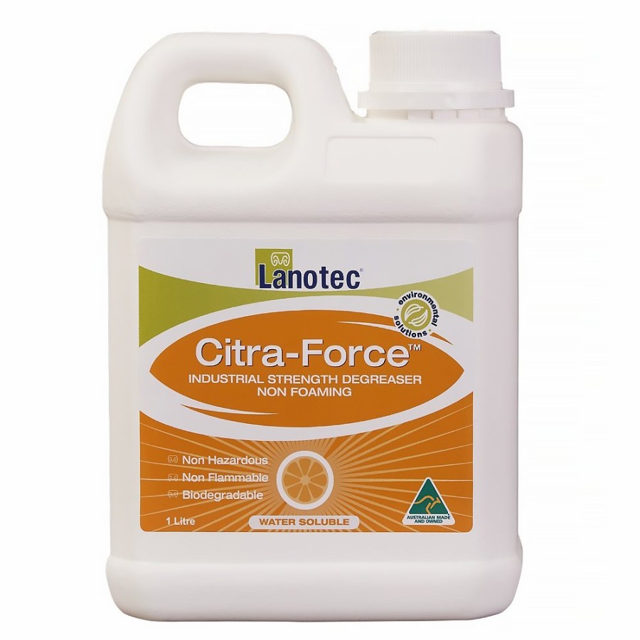 Cleaning Lanotec | Lanotec Citra-Force Industrial Strength Citrus Degreaser Cleaner 1L Concentrate