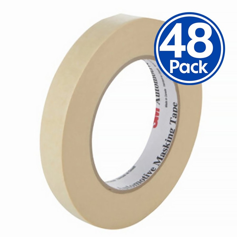 Prep & Repair 3M Masking Tape | 3M 06545 Automotive General Purpose Masking Tape 18Mm X 55M X 48 Pack