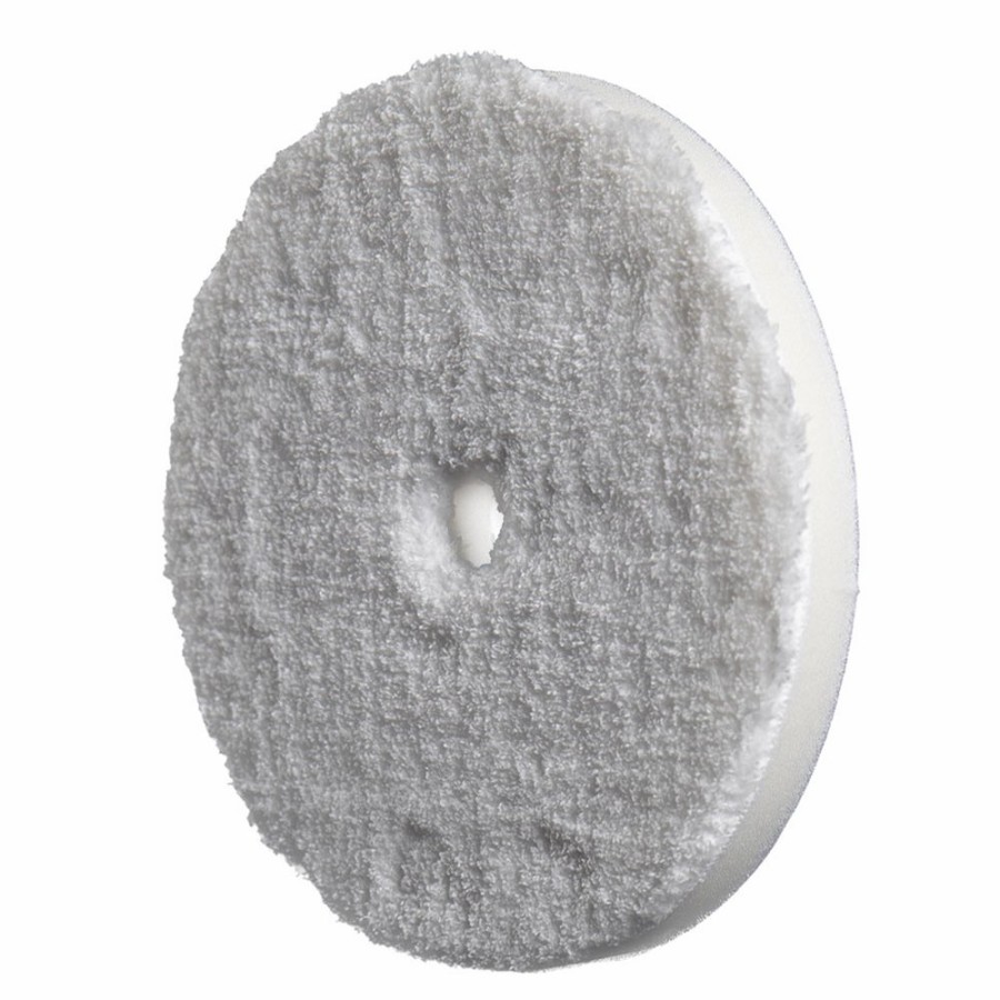 Car Care Rupes Polishing Pads | Rupes Bigfoot Da Ultra Fine Microfibre Compound Pad Ultra Fine White 85Mm