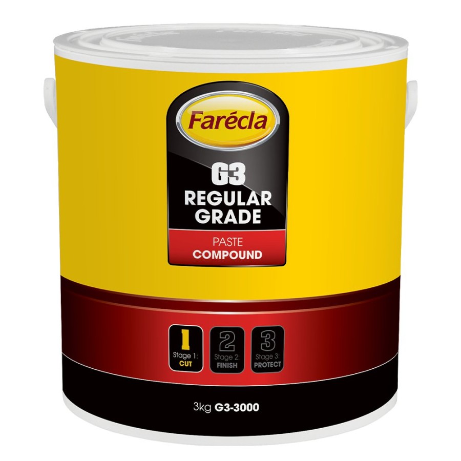 Car Care Farecla Cutting Compounds | Farecla G3 Regular Grade Cutting Compound 3Kg Car Buffing Paste