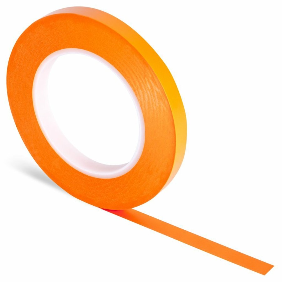 Prep & Repair JTAPE Fine Line Tape | Jtape Orange Fine Line Tape 12Mm X 55M Curves & Straight Lines