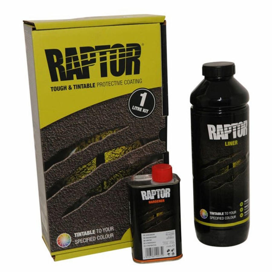 Paint U-POL Bedliner | U-Pol Raptor Tintable Tough Protective Coating Uv Resistant Tub/Bed Liner Kit 1L