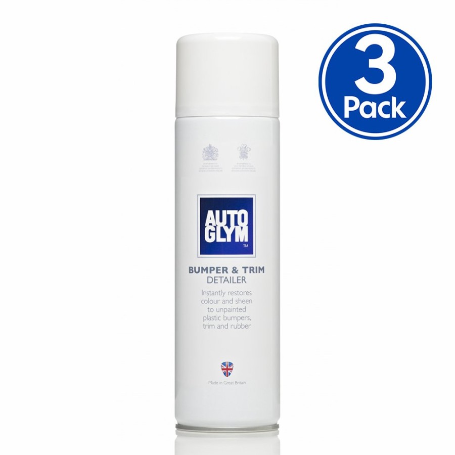 Car Care Autoglym Bumper & Trim | Autoglym Bumper & Trim Bumper Detailer Colour Restore Sheen Spray 450Ml X 3