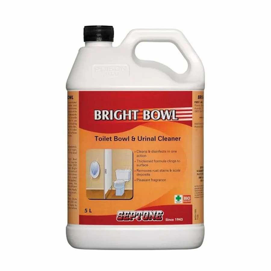 Cleaning Septone | Septone Bright Bowl 5L Toilet Bowl & Urinal Disinfectant Cleaner