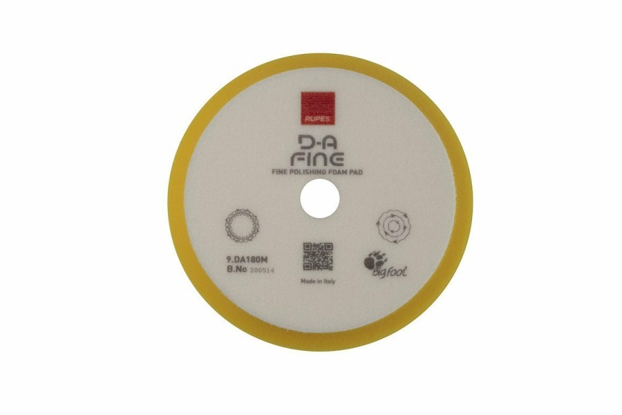 Car Care Rupes Polishing Pads | Rupes Bigfoot 150Mm Fine Yellow Hook & Loop Polishing Pad - 9.Da150M