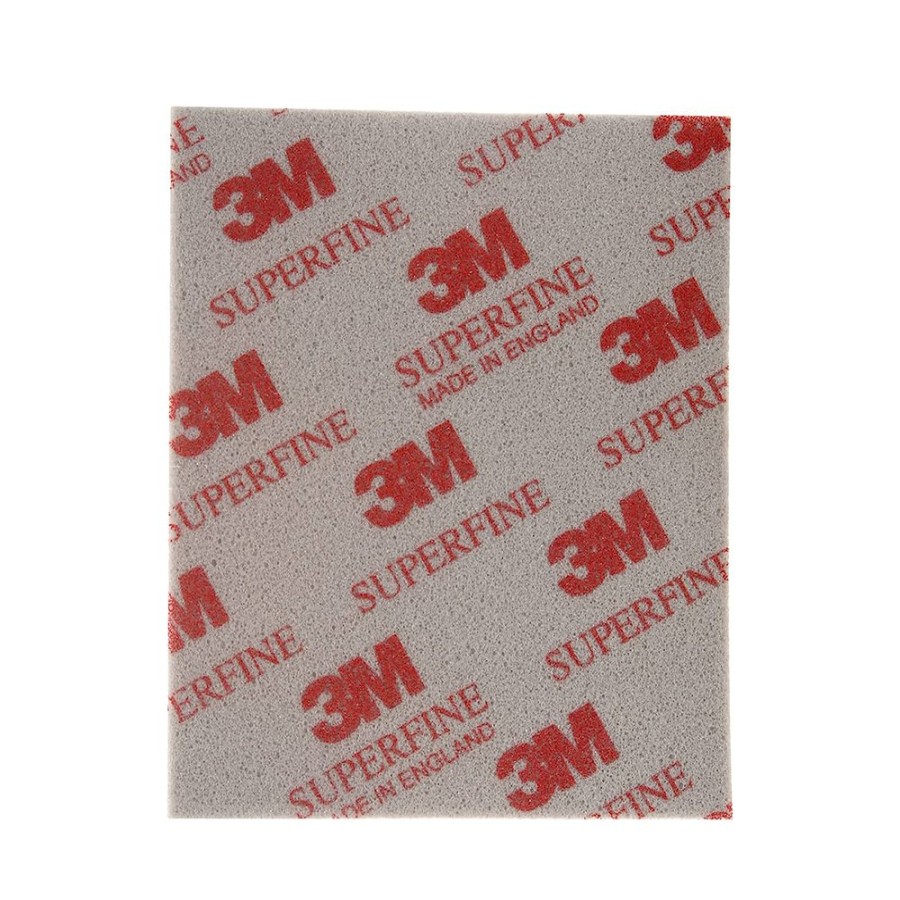 Cutting & Abrasives 3M Sponges | 3M Softback Wet Or Dry Sanding Sponge Superfine 115Mm X 140Mm 03810 X 5 Pack