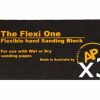 Cutting & Abrasives Amaxi Blocks | Amaxi The Flexi One Flexible Rubber Hand Sanding Block 3 Pack