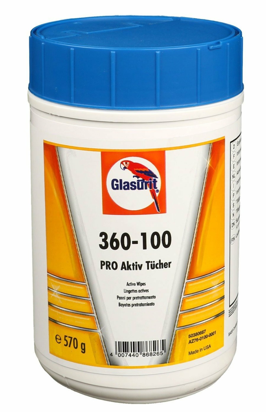 Cleaning Glasurit Rags & Wipes | Glasurit 360-100 Pro Active Wipes Pain Preparation Pack Of 25 Wipes