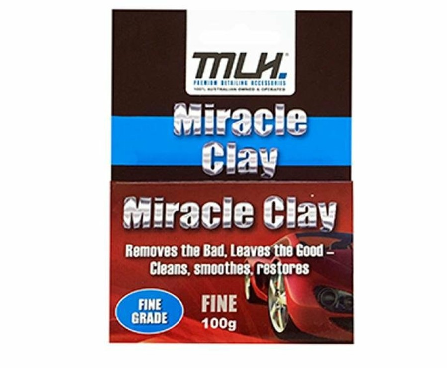 Car Care Mothers Detailing Clay | Mlh Miracle Clay Cleaning Block Fine Grade 100G