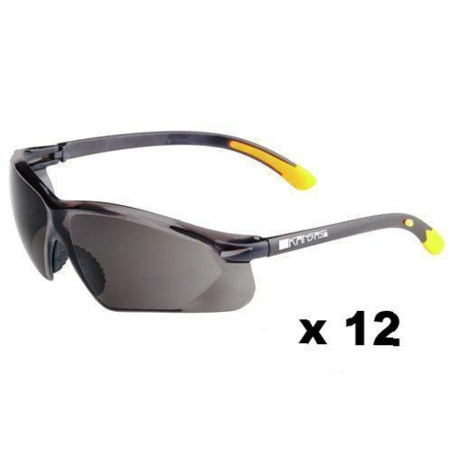 Safety Maxisafe Safety Glasses | Maxisafe Kansas Safety Glasses As/Nzs1337 Anti Scratch Fog Coating Smoke X 12