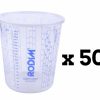 Painting Tools Rodim Measuring Cups | Basf Glasurit Rodim Calibrated Graduated Paint Mixing Cups 1900Ml X 50