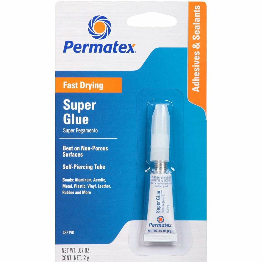 Adhesives & Sealants Permatex Tube Adhesives | Permatex Fast Drying Super Glue Tube 2G