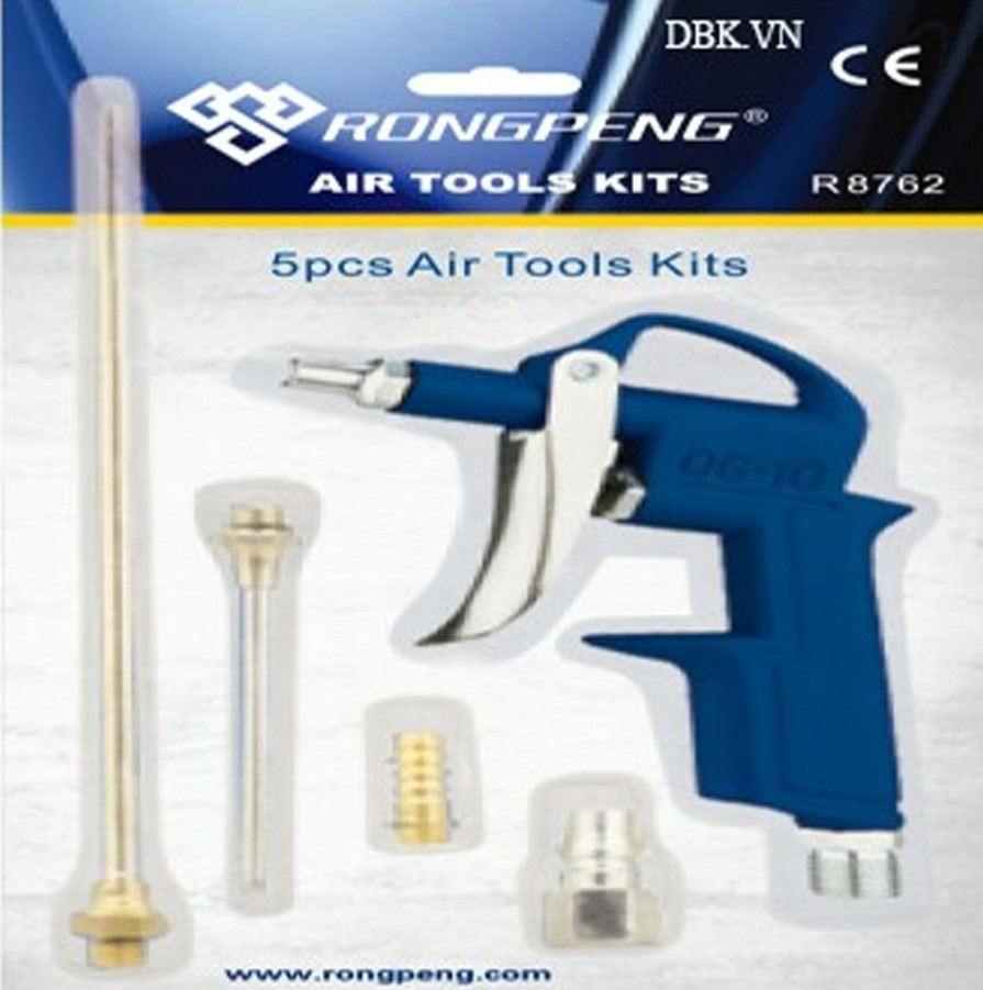 Spray Guns Rongpeng Air Dusters | 5 Pieces Air Tool Kit Blow Gun High Pressure Hose Coupler