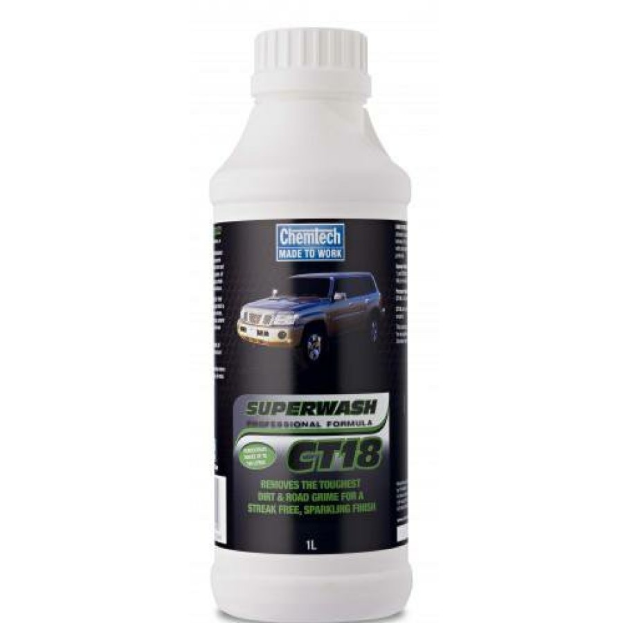 Car Care Chemtech Car Wash | Chemtech Ct18 Superwash Professional Concentrate Car Wash 1L