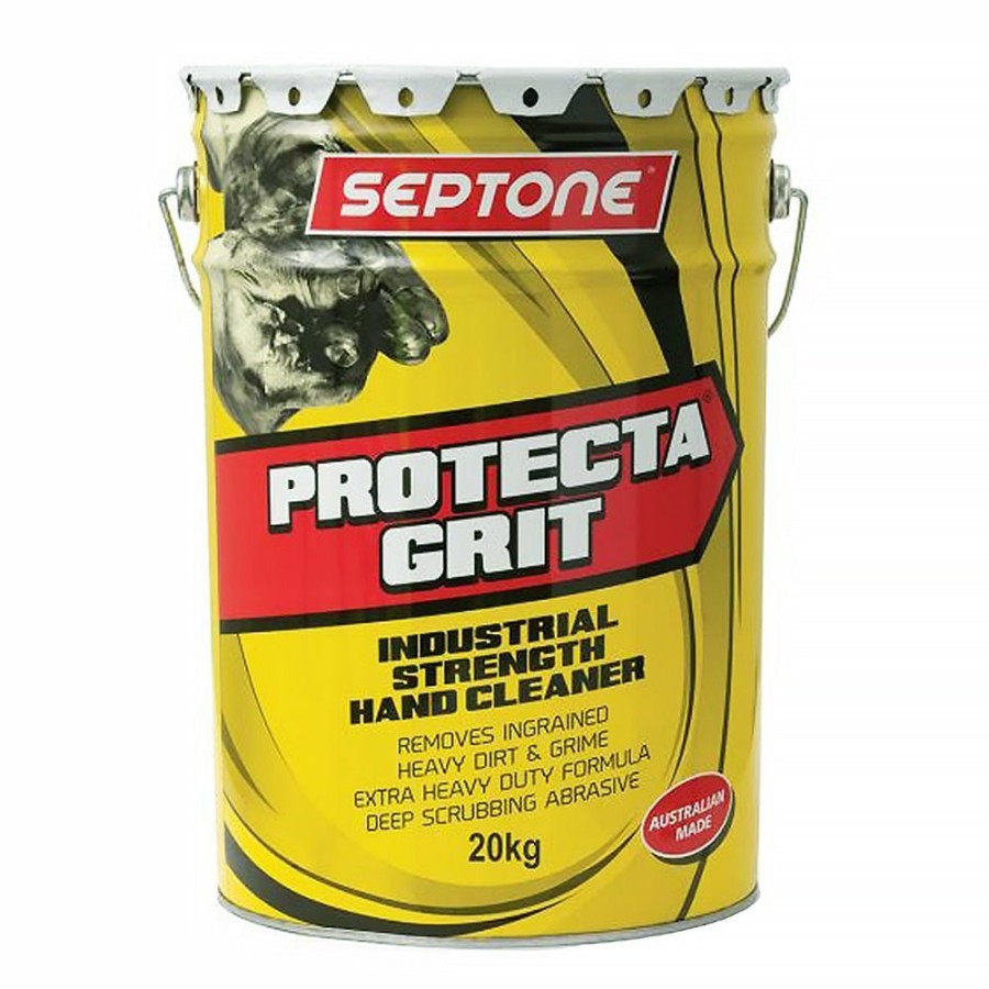 Cleaning Septone | Septone Protecta Grit Heavy Duty Workshop Hand Cleaner 20Kg Drum