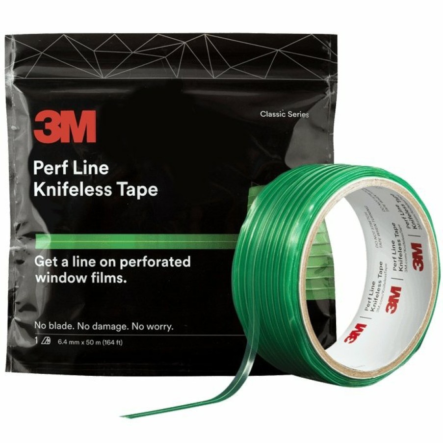 Prep & Repair 3M Fine Line Tape | 3M Perf Line Knifeless Tape Kts-Perf1 Green 6.4Mm X 50M