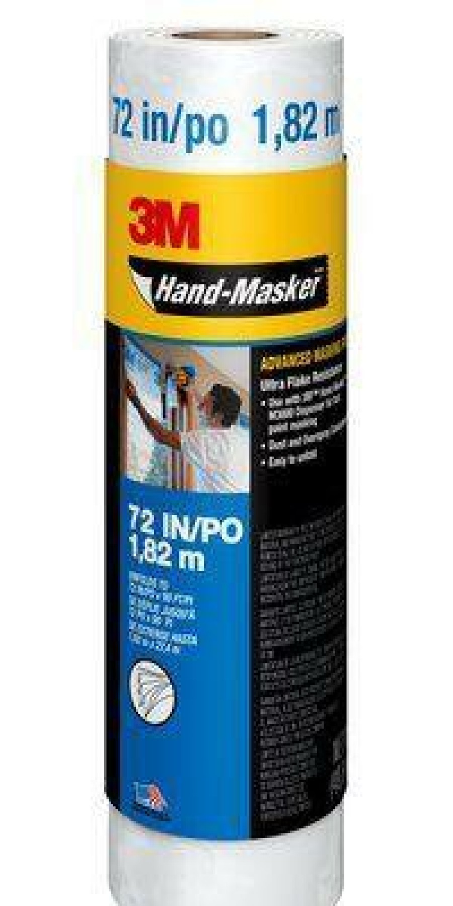 Prep & Repair 3M Masking Plastic | 3M™ Hand-Masker™ Advanced Masking Film Amf72-8C 1800Mm X 27.4M