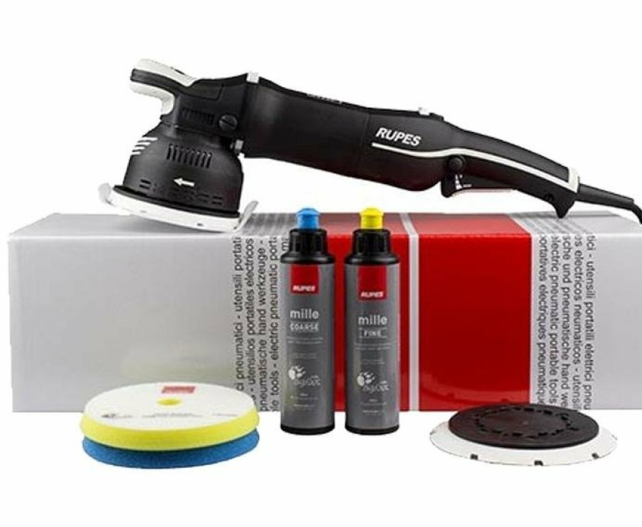 Car Care Rupes Machine Kits | Rupes Bigfoot Mille Lk900E/Stn Mille Eccentric Roto-Polisher Standard Kit