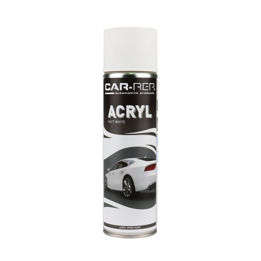 Paint Car-Rep Top Coats | Car-Rep Professional Automotive Matt Acrylic Aerosol 500Ml White