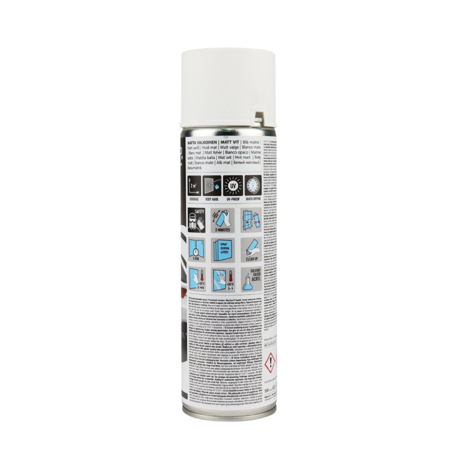 Paint Car-Rep Top Coats | Car-Rep Professional Automotive Matt Acrylic Aerosol 500Ml White