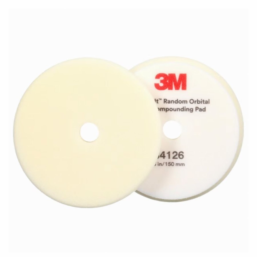 Car Care 3M Polishing Pads | 3M Perfect-It 34126 Foam White Compounding Pad 150Mm X 2 Pack