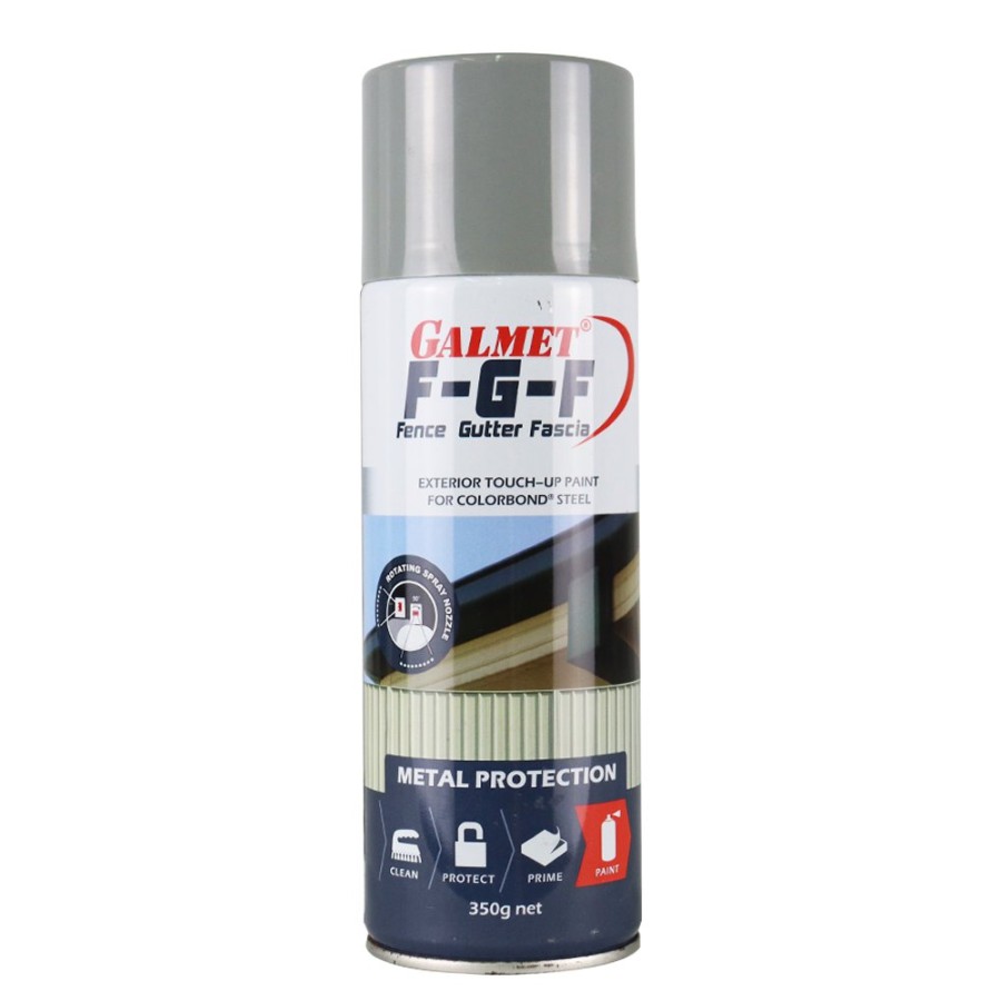 Paint Galmet Topcoats | Galmet Colorbond Touch-Up Paint Fgf – Fence Gutter Fascia 350G Windspray Aerosol