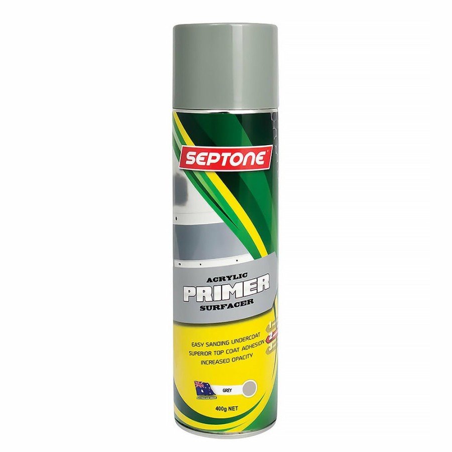 Paint Septone Primers | Septone Automotive Acrylic Primer Surfacer Easy Sanding 400G Grey