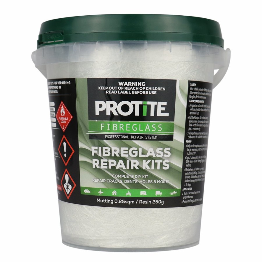 Boat Care Protite | Protite Fibreglass Repair 250Ml Kit Complete Diy System