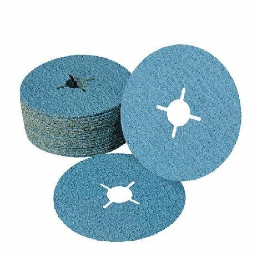 Cutting & Abrasives Abrasiflex Grinder Discs | Deerfos Zirconia Fibre Discs 100X16X60G Box 25 Grinder 4Inch