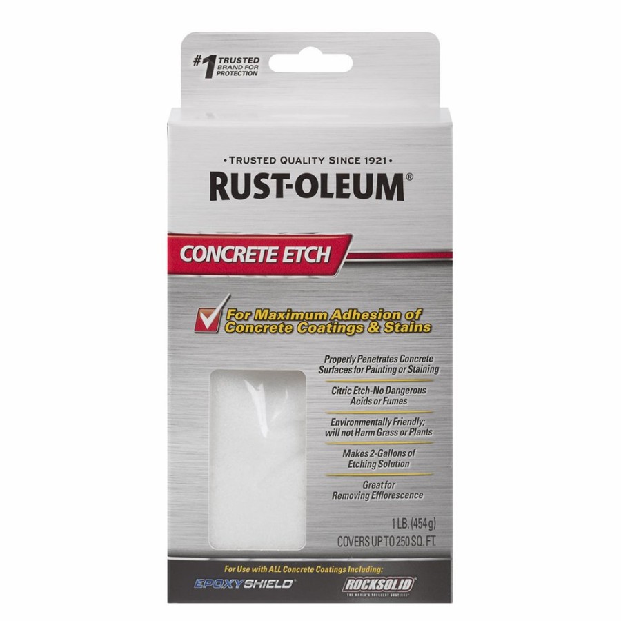 Paint Rust-Oleum Concrete Flooring Other | Rustoleum Concrete Etch 454G Epoxyshield Rocksolid Prep Acid