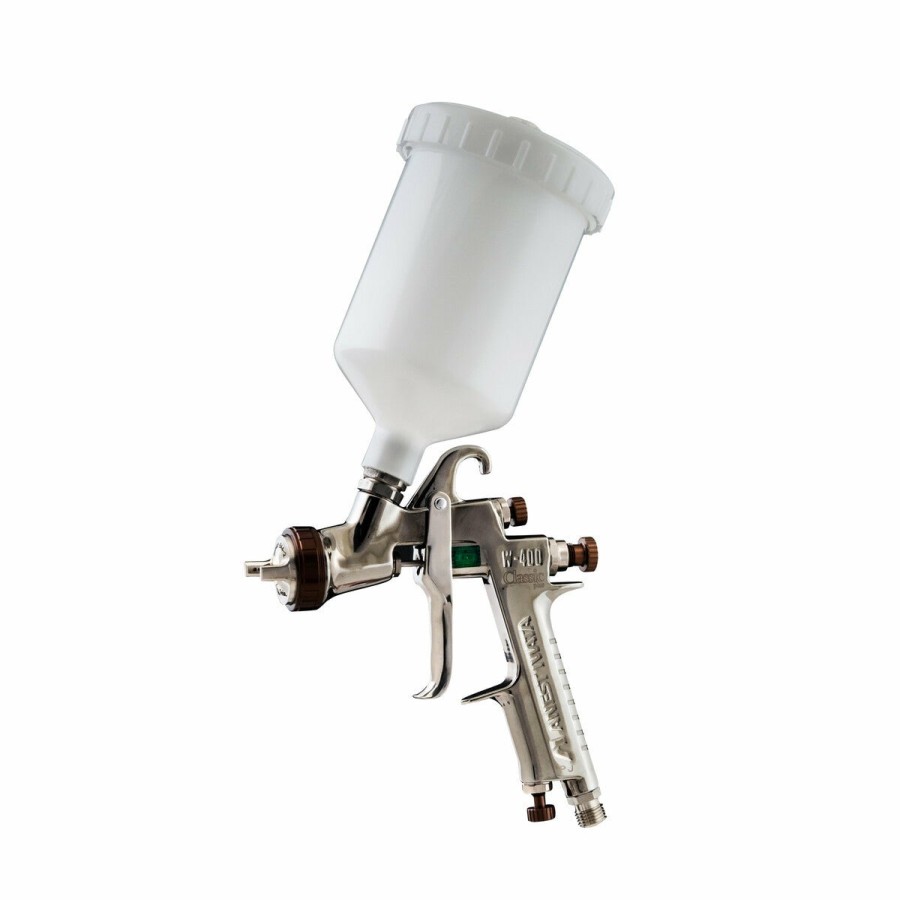 Spray Guns Anest Iwata Gravity-Fed | Anest Iwata W400Ba Bell Aria Spray Gun 1.8 Ba2 & 600Ml Pot