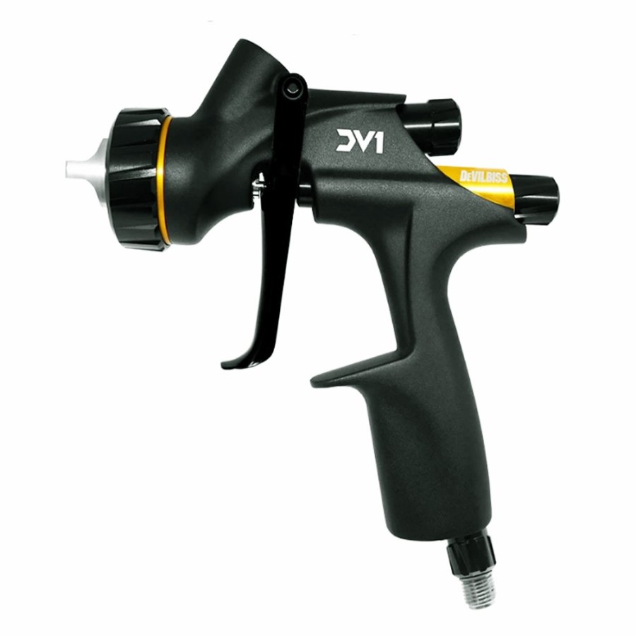 Spray Guns DeVilbiss Gravity-Fed | Devilbiss Dv1-C+ Clearcoat Hvlp Plus Gravity Feed Spray Gun 1.3Mm