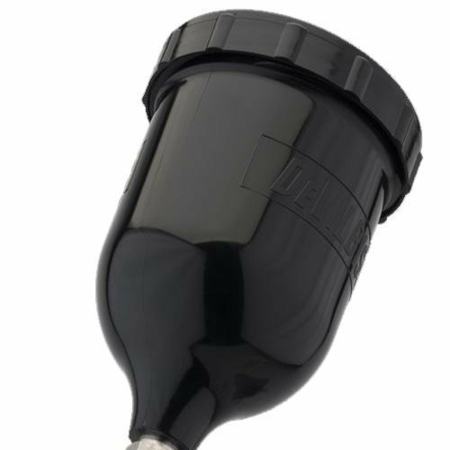 Spray Guns DeVilbiss Gravity-Fed | Devilbiss Black Polyester Uv Applications Gravity Feed Cup 658Ml Gfc-515