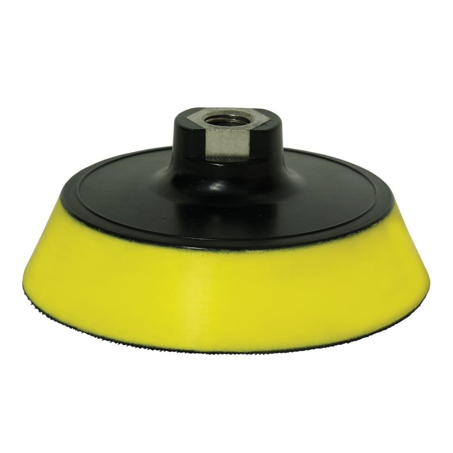 Car Care Farecla Backing Pads | Farecla G Mop Backing Plate With Yellow Interface Pad For 6" 150Mm Pads M14