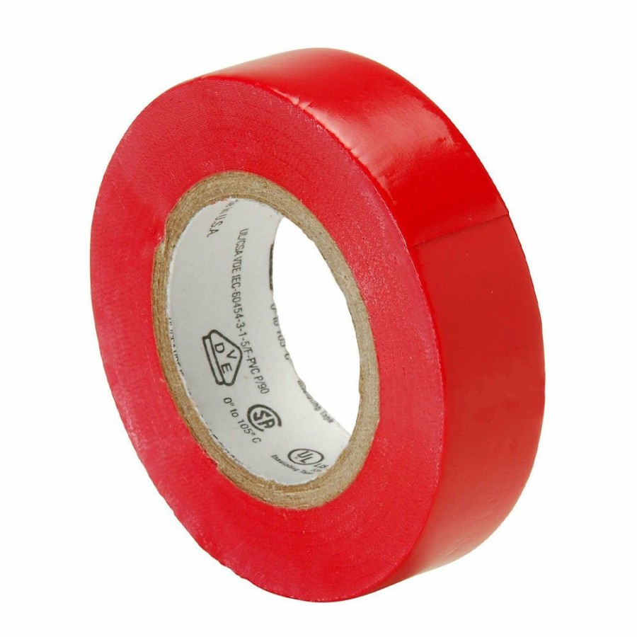 Prep & Repair 3M Other | 3M Temflex 1610 General Purpose Vinyl Electrical Tape 19Mm X 20M Red X 10 Pack