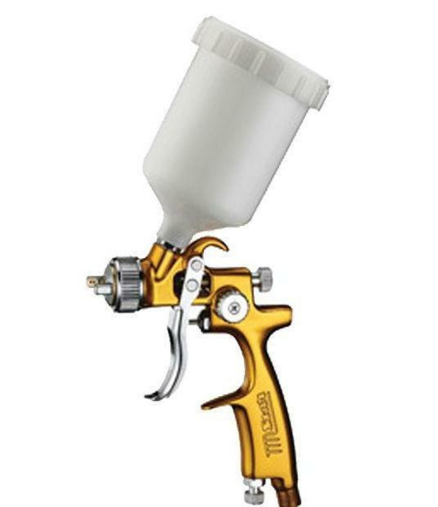 Spray Guns Star Gravity-Fed | Star V3 Mini Lvlp Evot Gravity Feed Spray Touch Up Gold Gun 1.2Mm