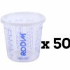 Painting Tools Rodim Measuring Cups | Basf Rodim Calibrated Graduated Automotive Paint Mixing Cups 400Ml X 50 Glasurit