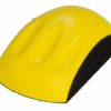 Cutting & Abrasives SAR Blocks | Hand Sanding Block 150Mm X 90Mm Yellow Ergonomic Hook And Loop Sand Paper