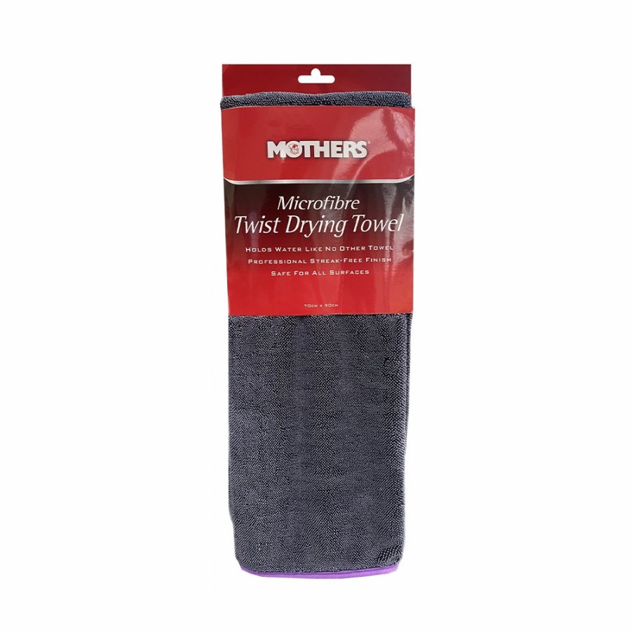 Car Care Mothers Microfibre Cloths & Towels | Mothers Microfibre Twist Drying Towel Large 70Cm X 90Cm