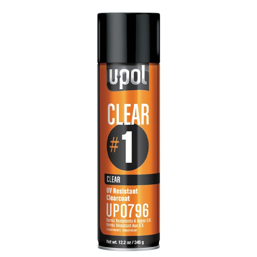 Paint U-POL Clear Coats | U-Pol Clear #1 High Gloss Uv-Resistant Clear Coat 450Ml