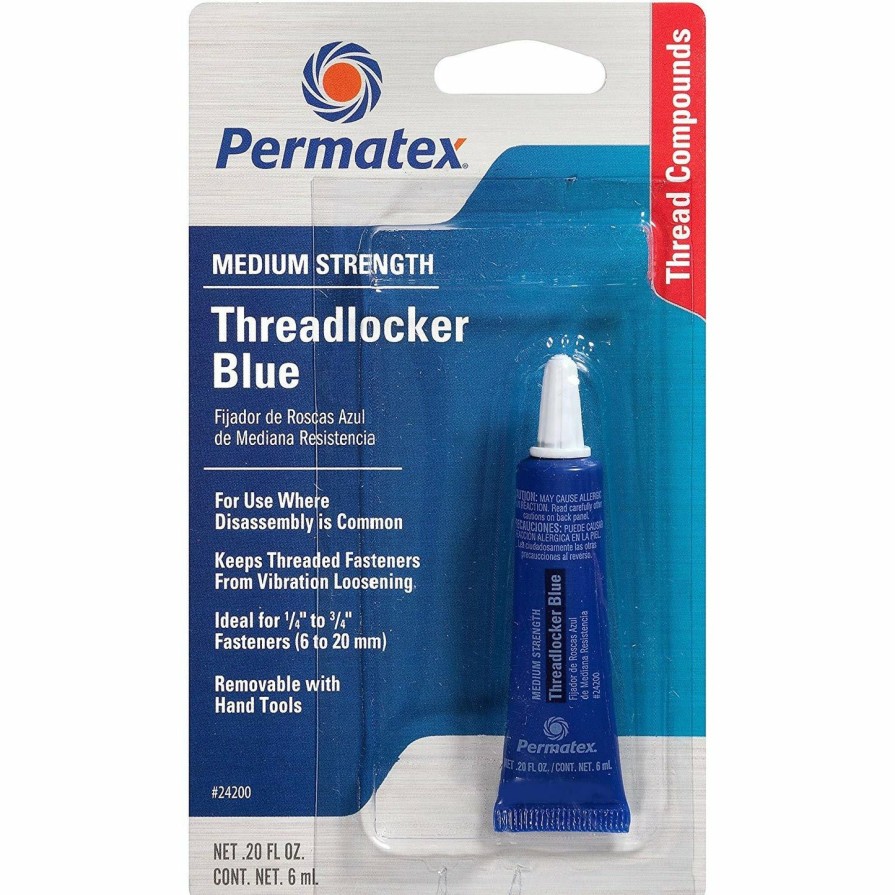 Adhesives & Sealants Permatex | Permatex Medium Strength Threadlocker Blue 10Ml 24210